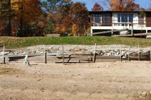 Shoreline Retention Example #1 - Before Shoreline Retention Example #1 - Before